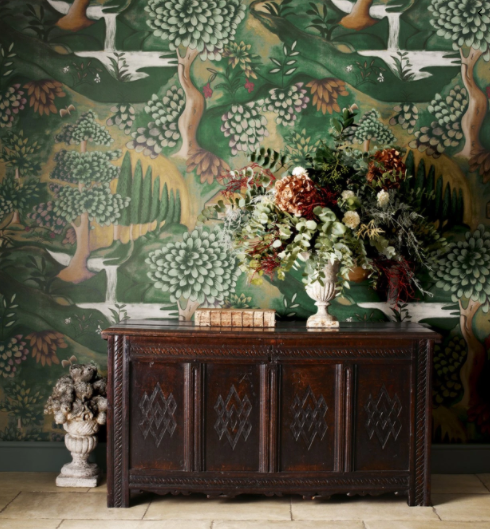 Zoffany – Walnut Wallpaper