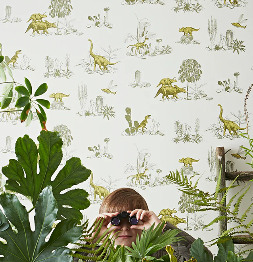 Dino Wallpaper – Walnut Wallpaper