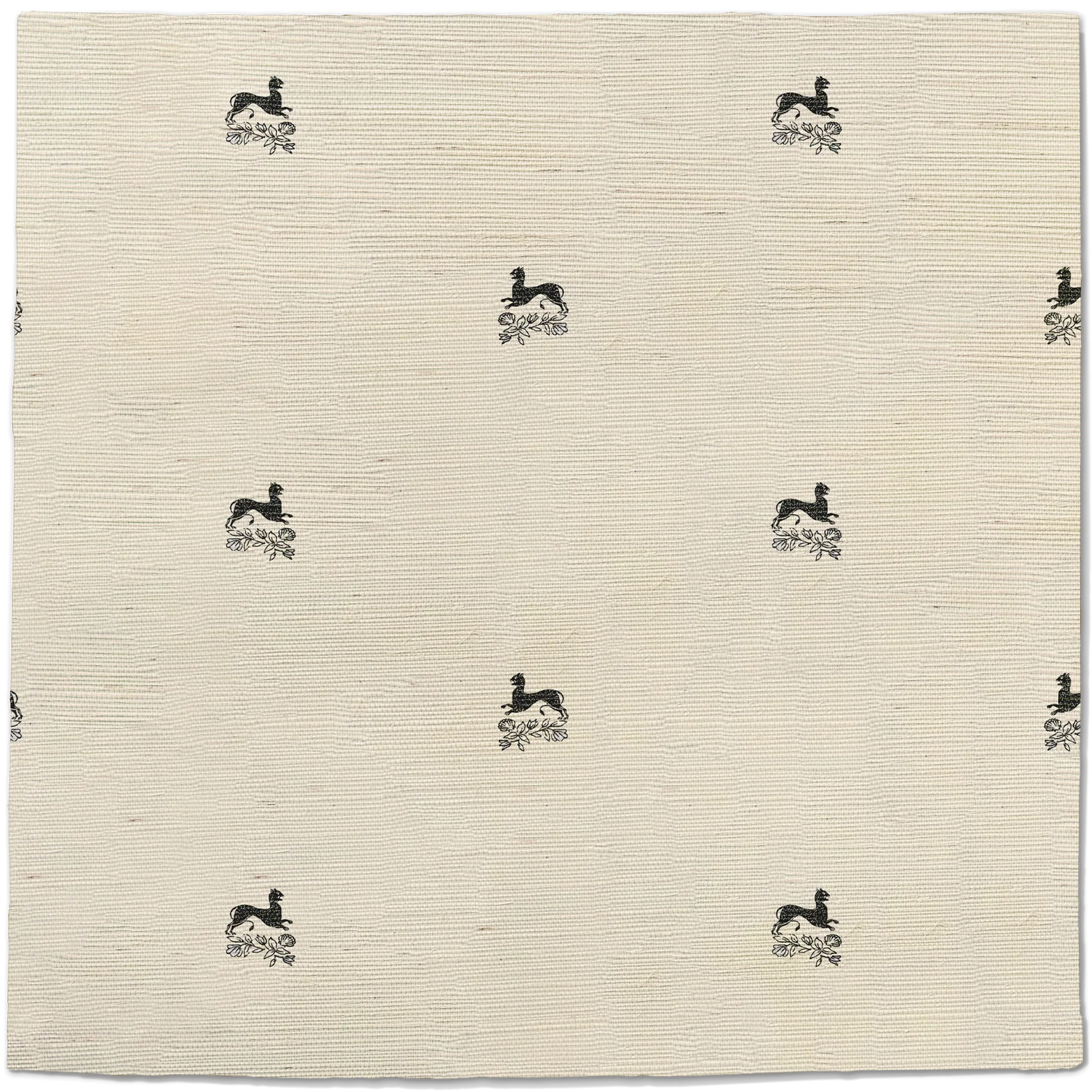 Beastly Blooms Grasscloth