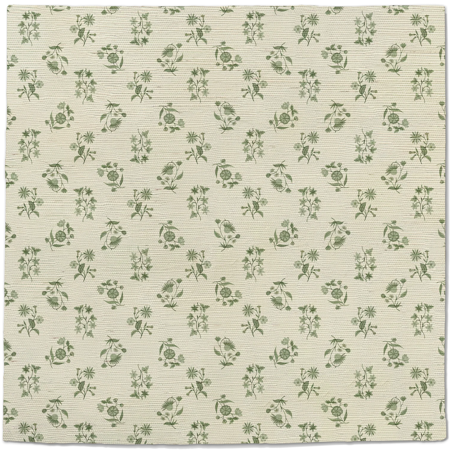 Floral Cascade Grasscloth