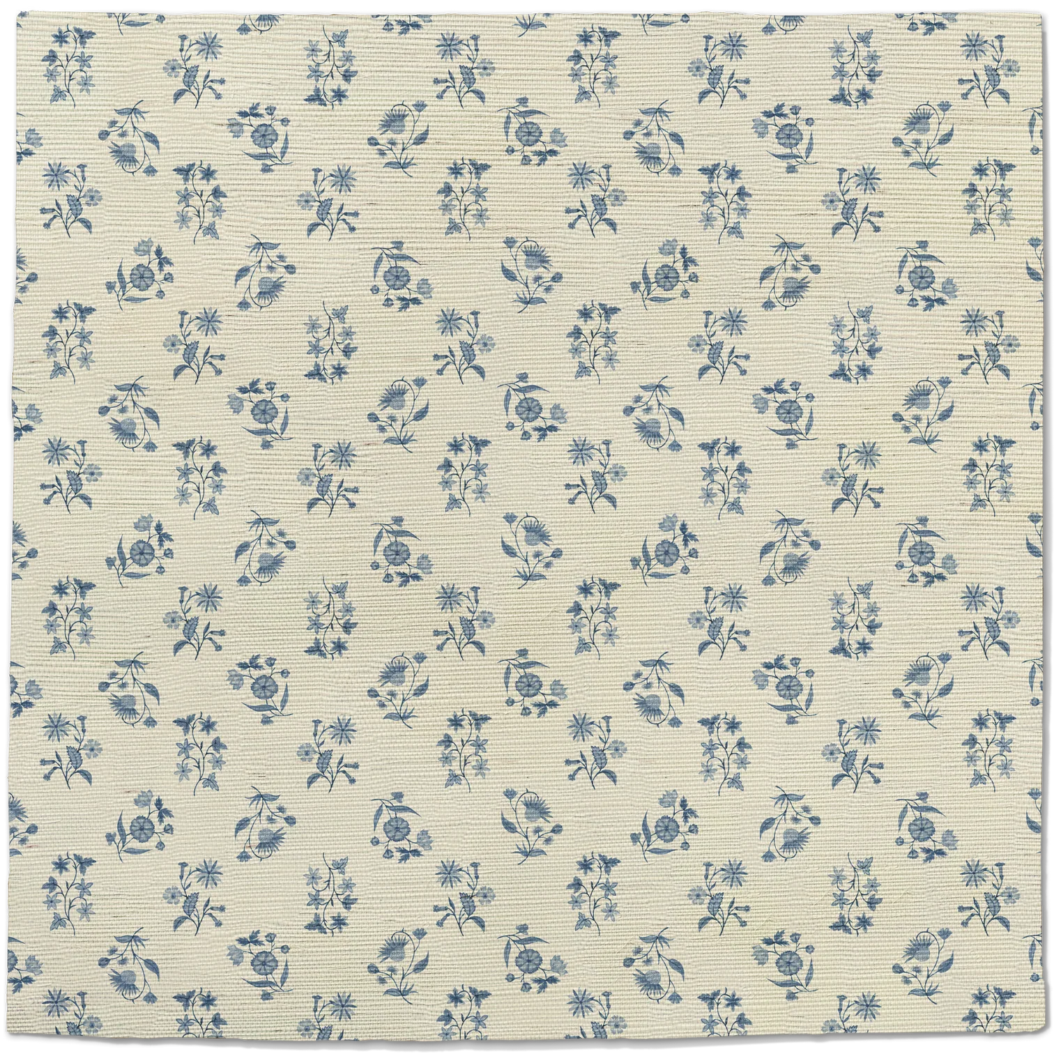 Floral Cascade Grasscloth