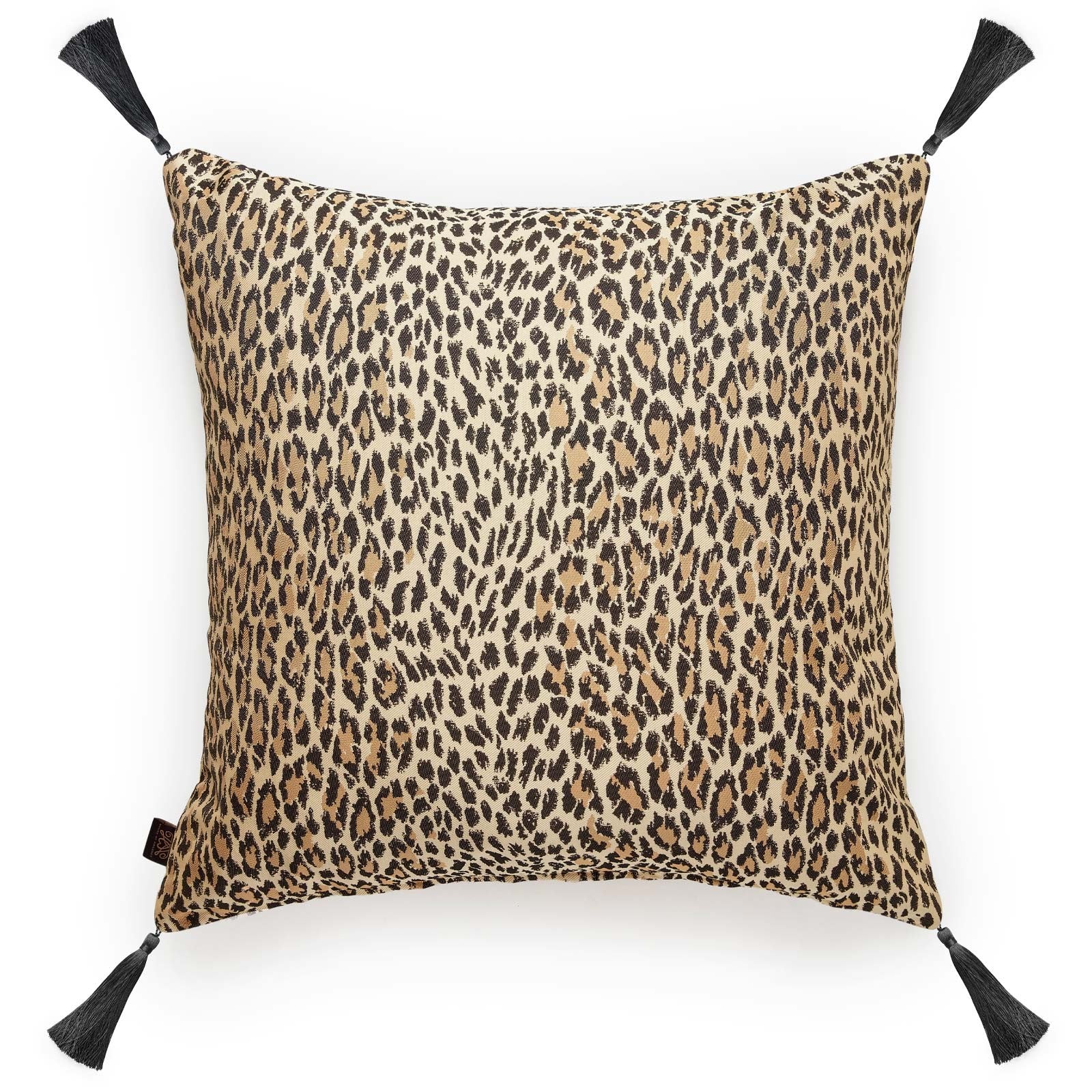 Wild Card Large Jacquard Pillow Walnut Wallpaper