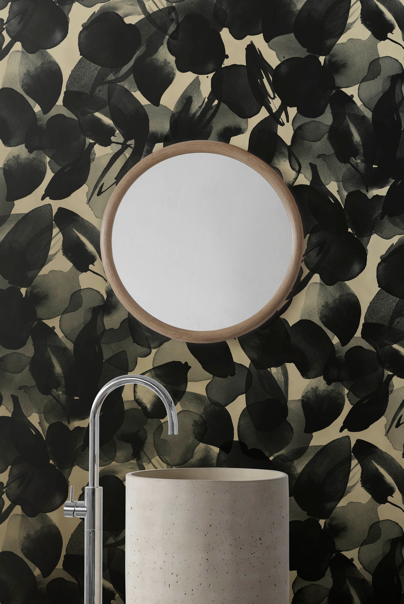Emma Hayes new wallpaper pattern botanic, an example of organic modernism