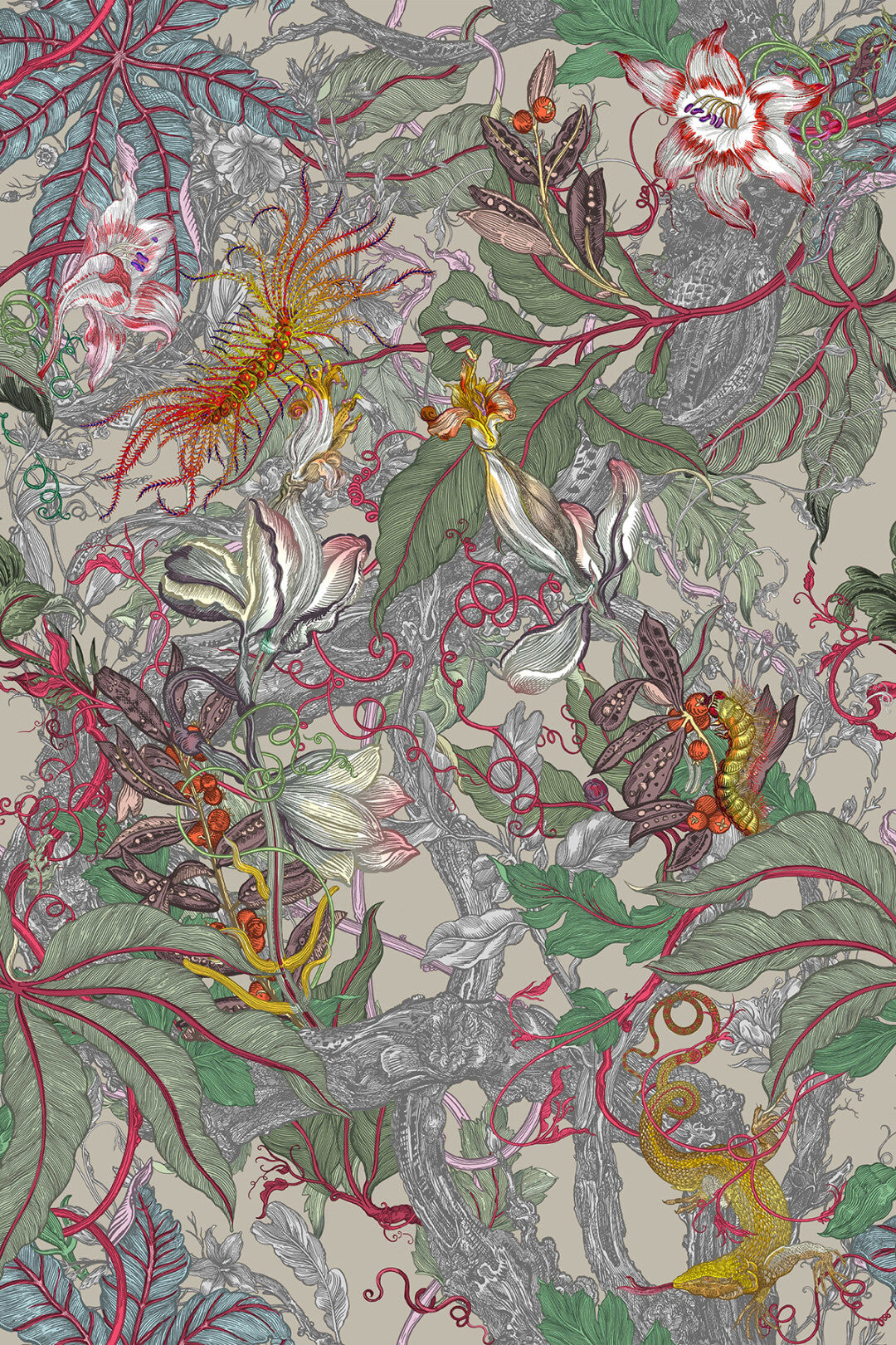 XL Jungle Modular Wallpaper Panels: Baccalis