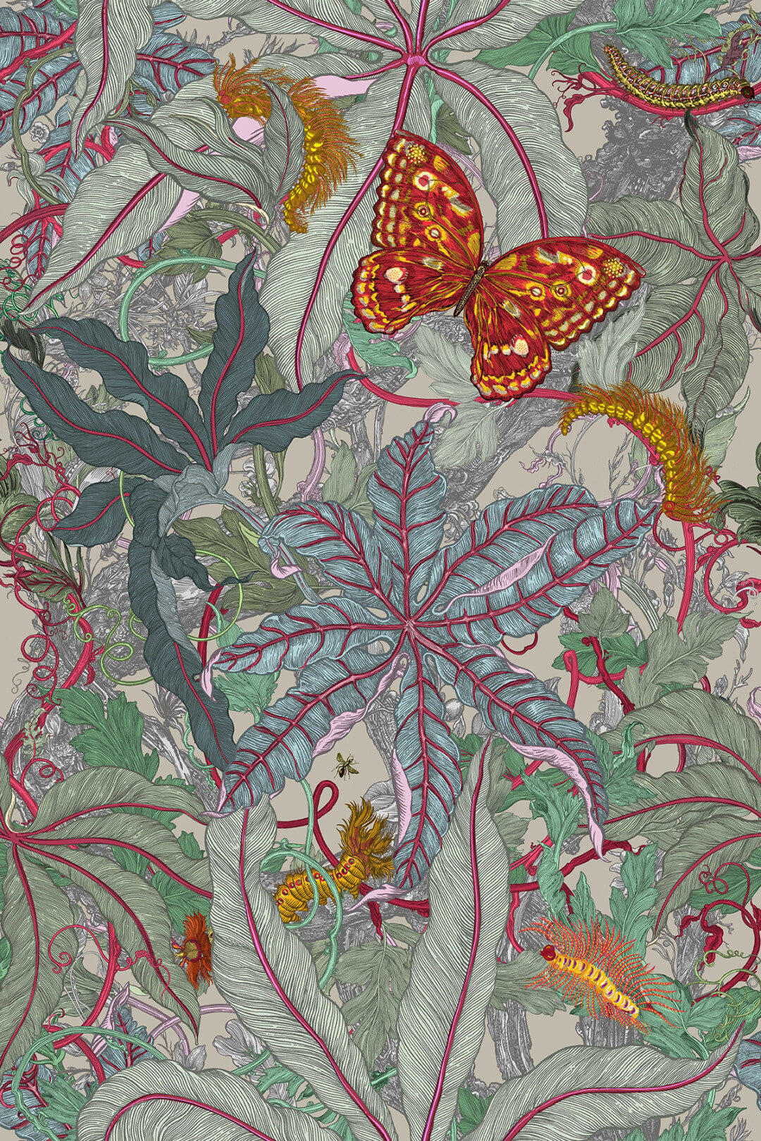 XL Jungle Modular Wallpaper Panels: Grandifolius