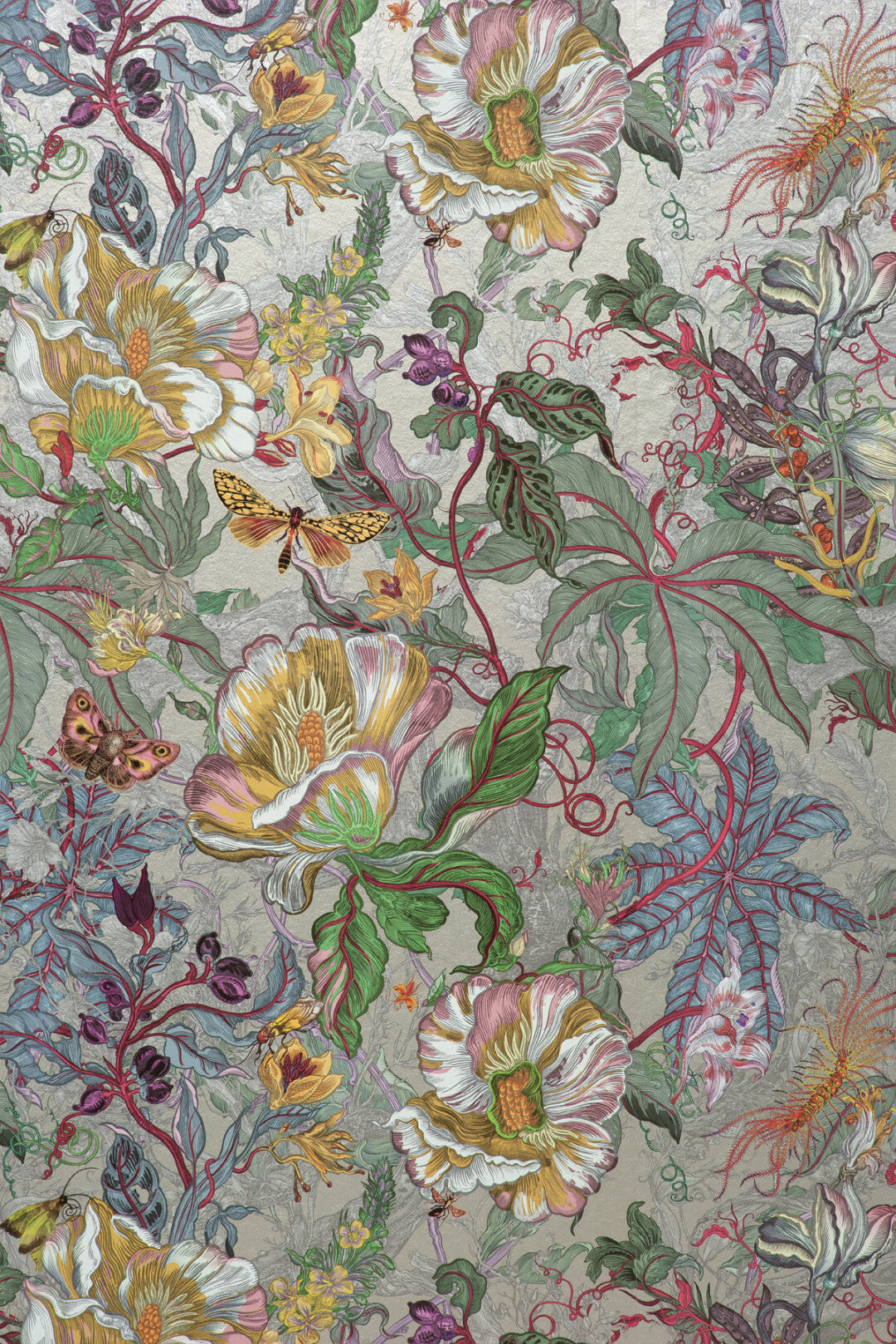 XL Jungle Modular Wallpaper Panels: Papaver