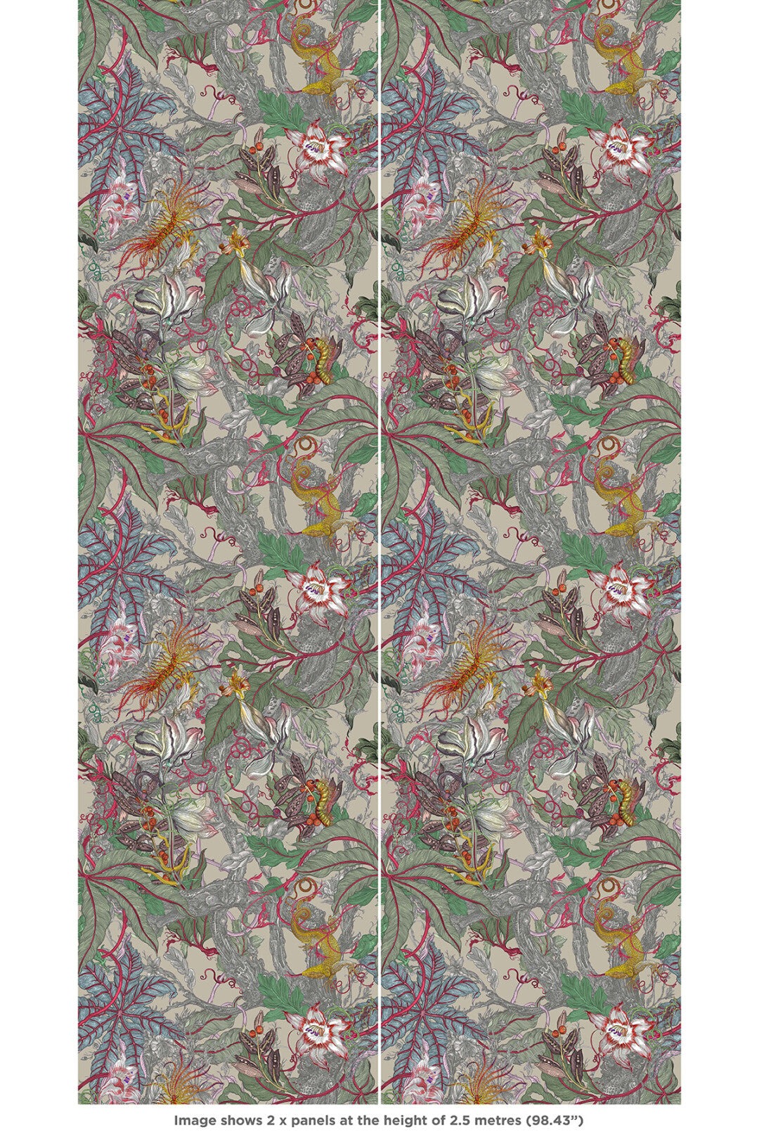 XL Jungle Modular Wallpaper Panels: Baccalis