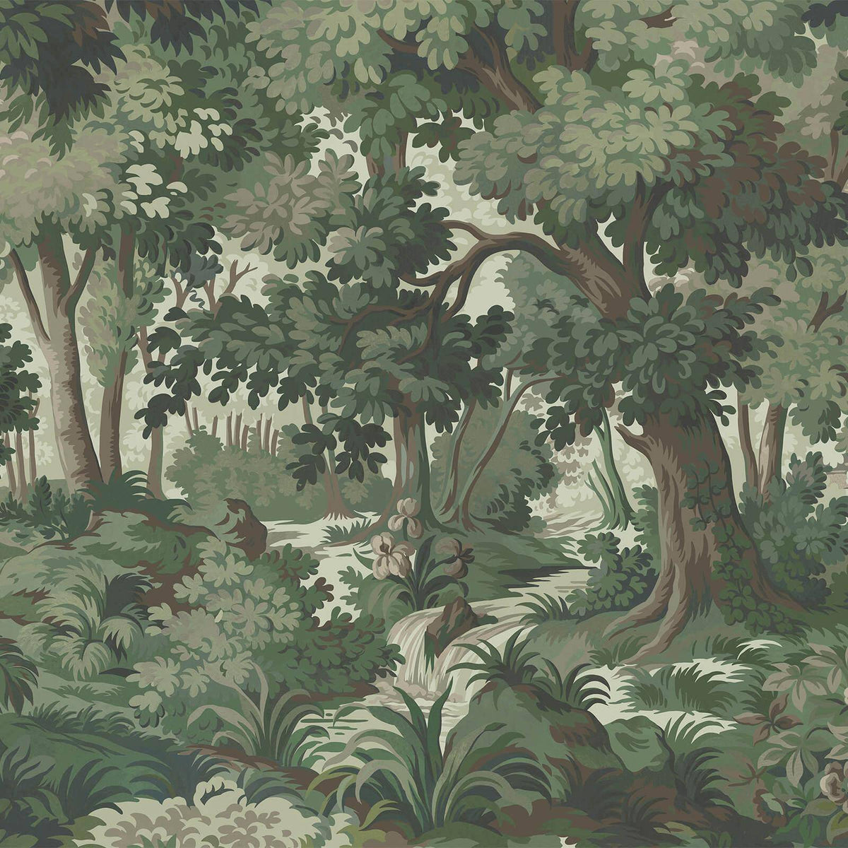 Arborea Verde Wallpaper House of Hackney