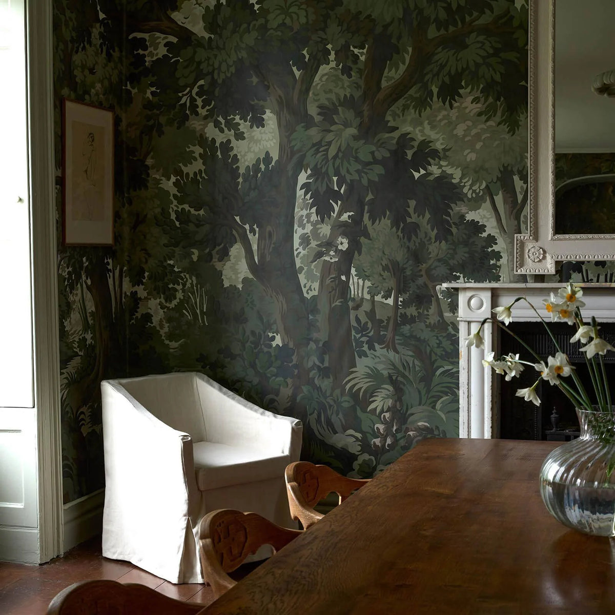 Arborea Verde Wallpaper House of Hackney