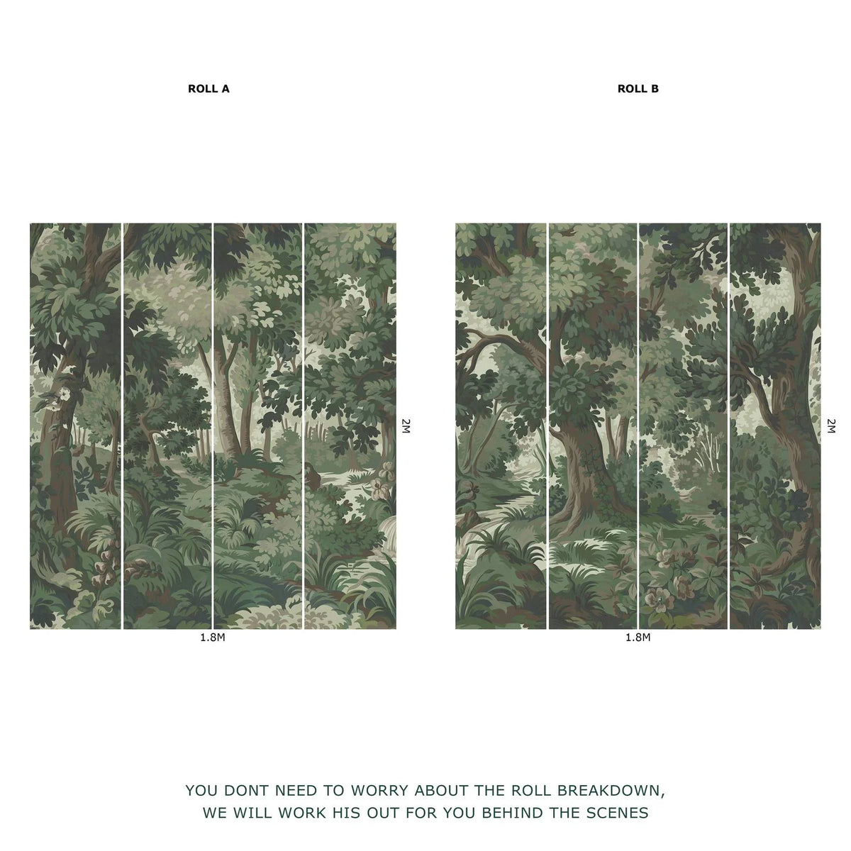 Arborea Verde Wallpaper House of Hackney