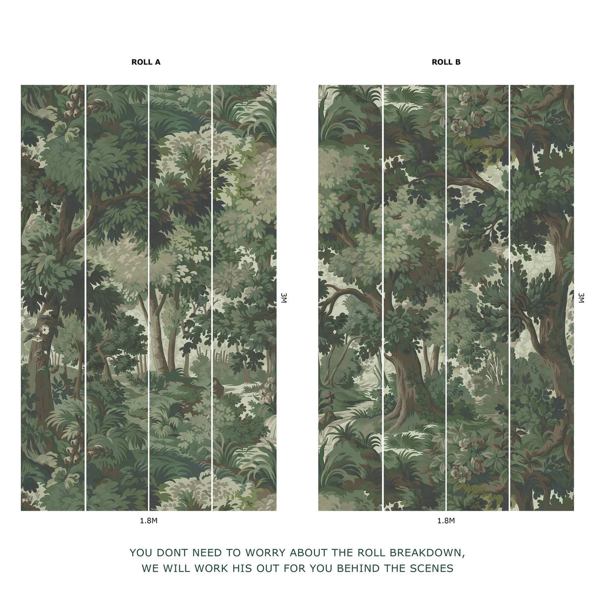 Arborea Verde Wallpaper House of Hackney