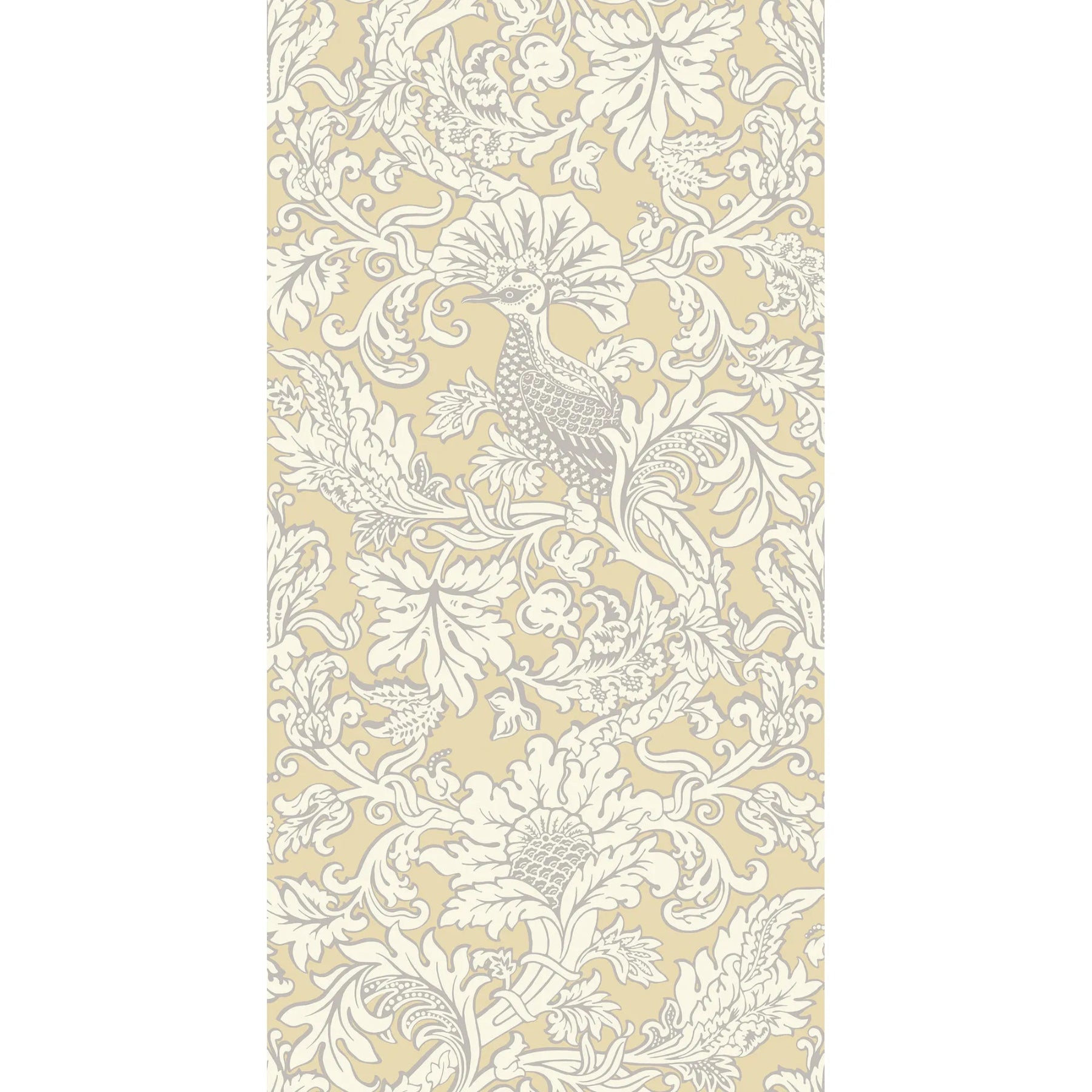 Balabina-VintageYellow-taupe-ColeandSon-Mariinsky-Damask.webp