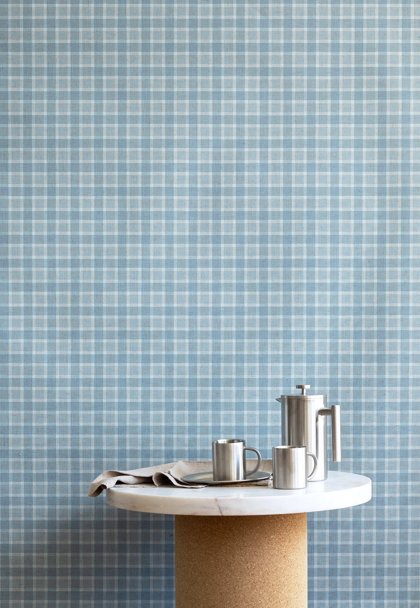 Check Plaid Linen