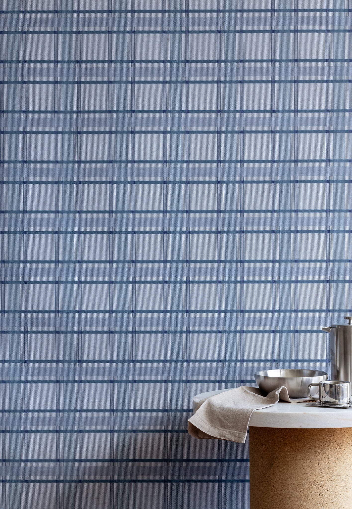 London Plaid Linen