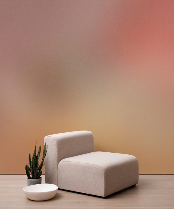 Calico:  Aura Wallpaper in Mula