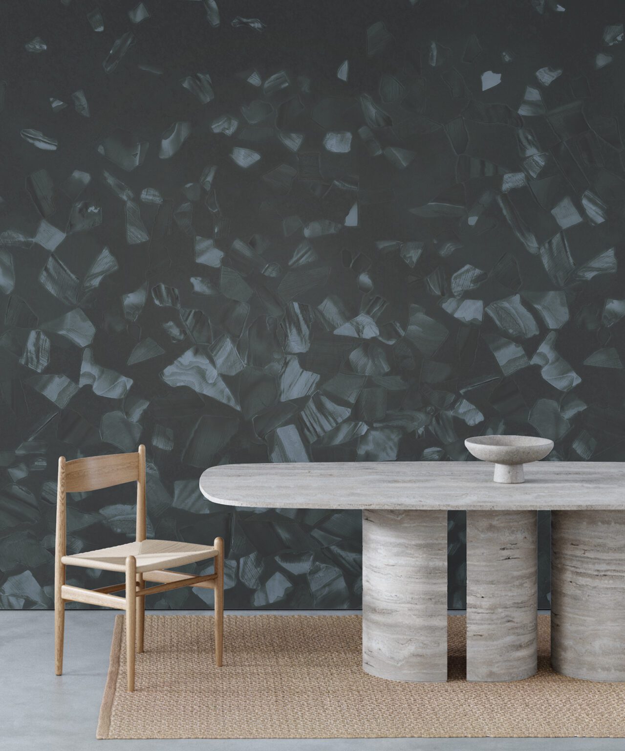 Calico Wallpaper: Abalone in Abyss (installed)