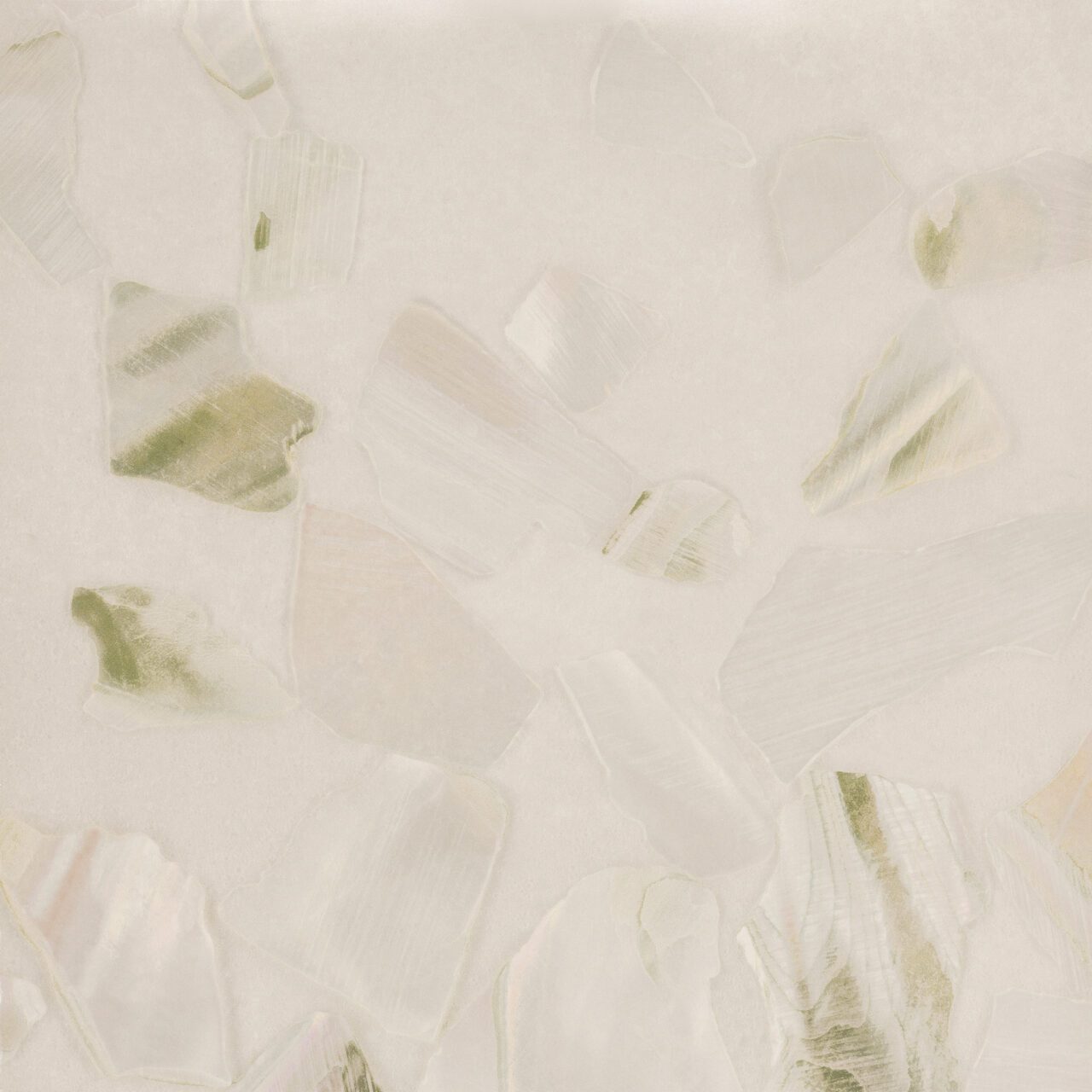 Calico Wallpaper: Abalone in Seaglass