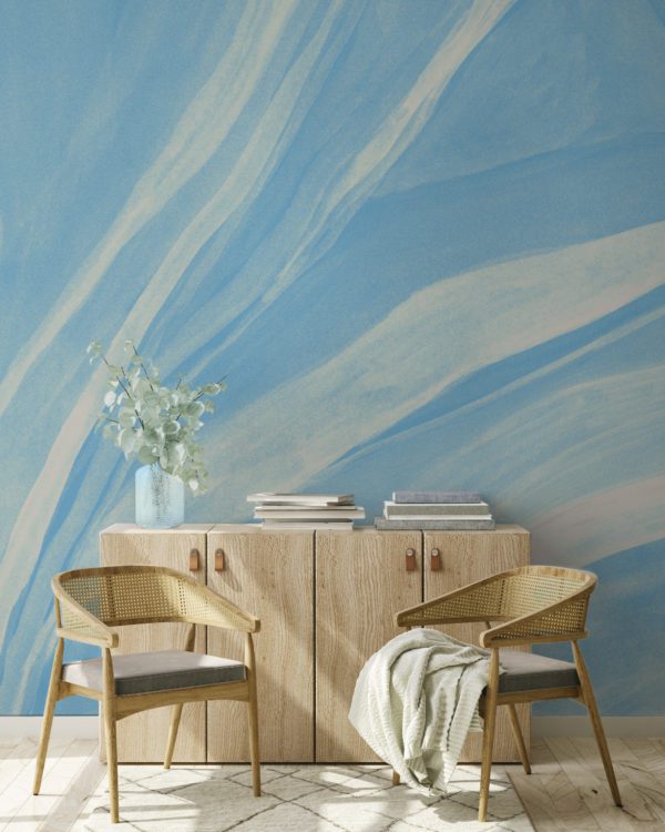 Calico Wallpaper: Abstract in Lucid
