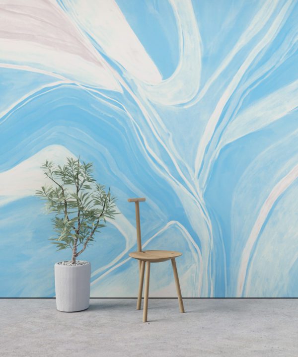 Calico Wallpaper: Abstract in Lucid