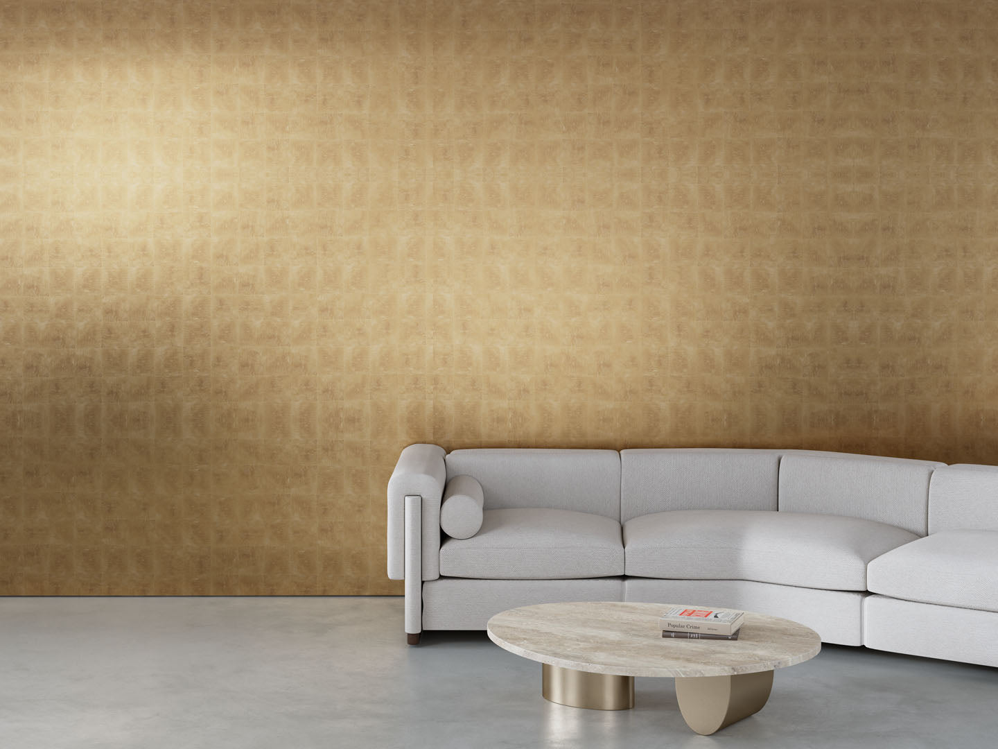 Calico Wallpaper:  Adorn in Ore Installed