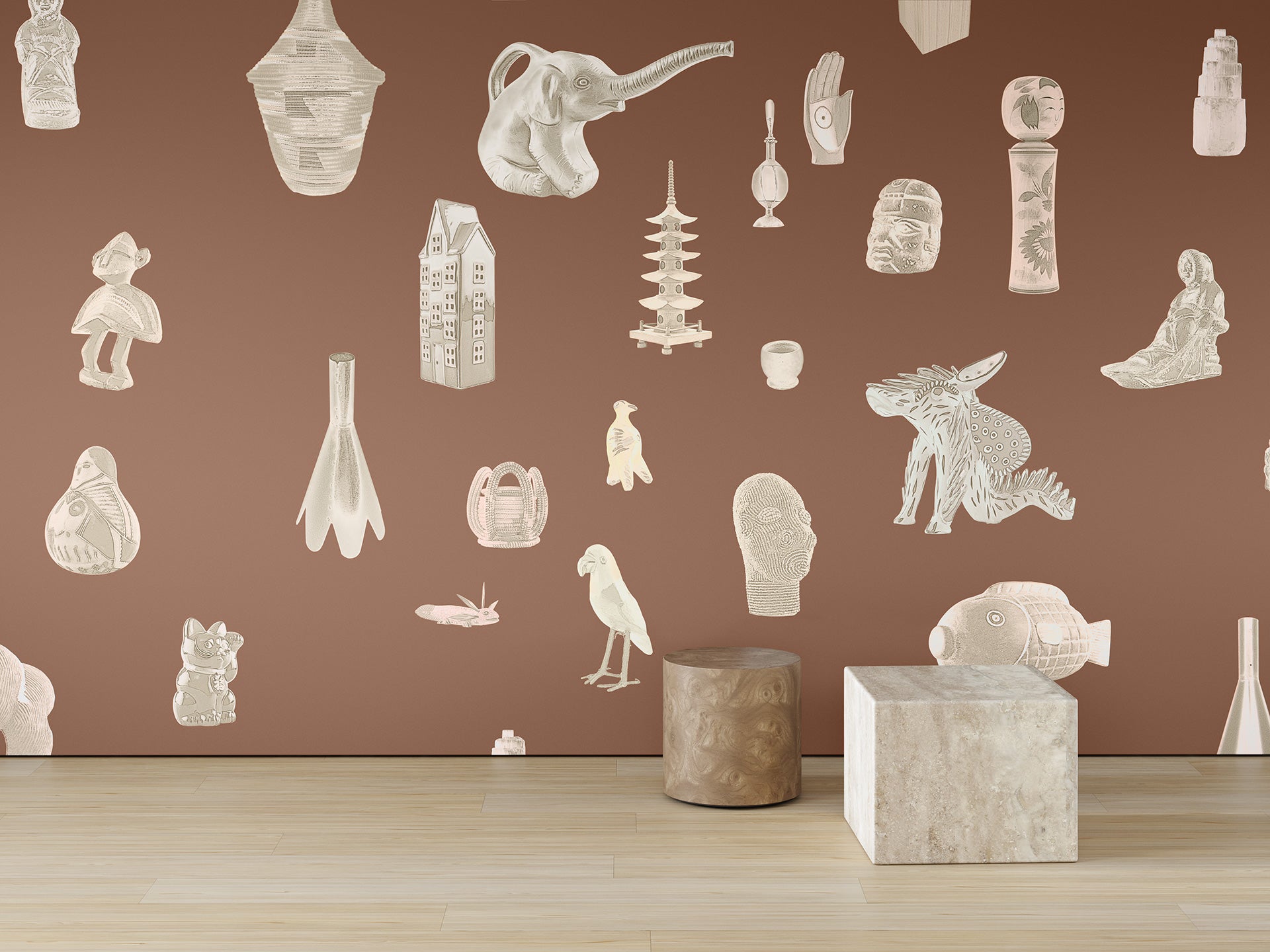 Calico Wallpaper: Particulaire in Journey installed