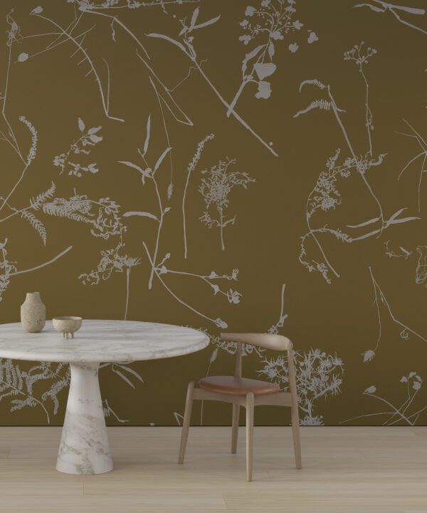 Eden – Walnut Wallpaper
