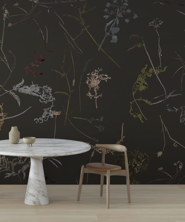 Eden – Walnut Wallpaper