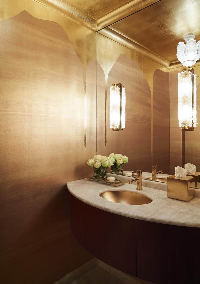 Calico-wallpaper-bathroom-install-gold.jpg