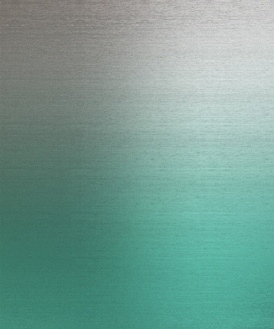 Metallic ombre wallpaper brasscloth jade color