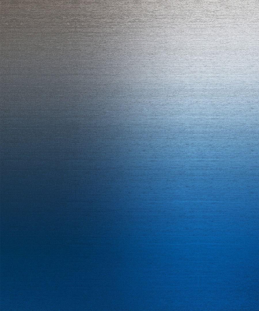 Metallic ombre wallpaper brasscloth cobalt color