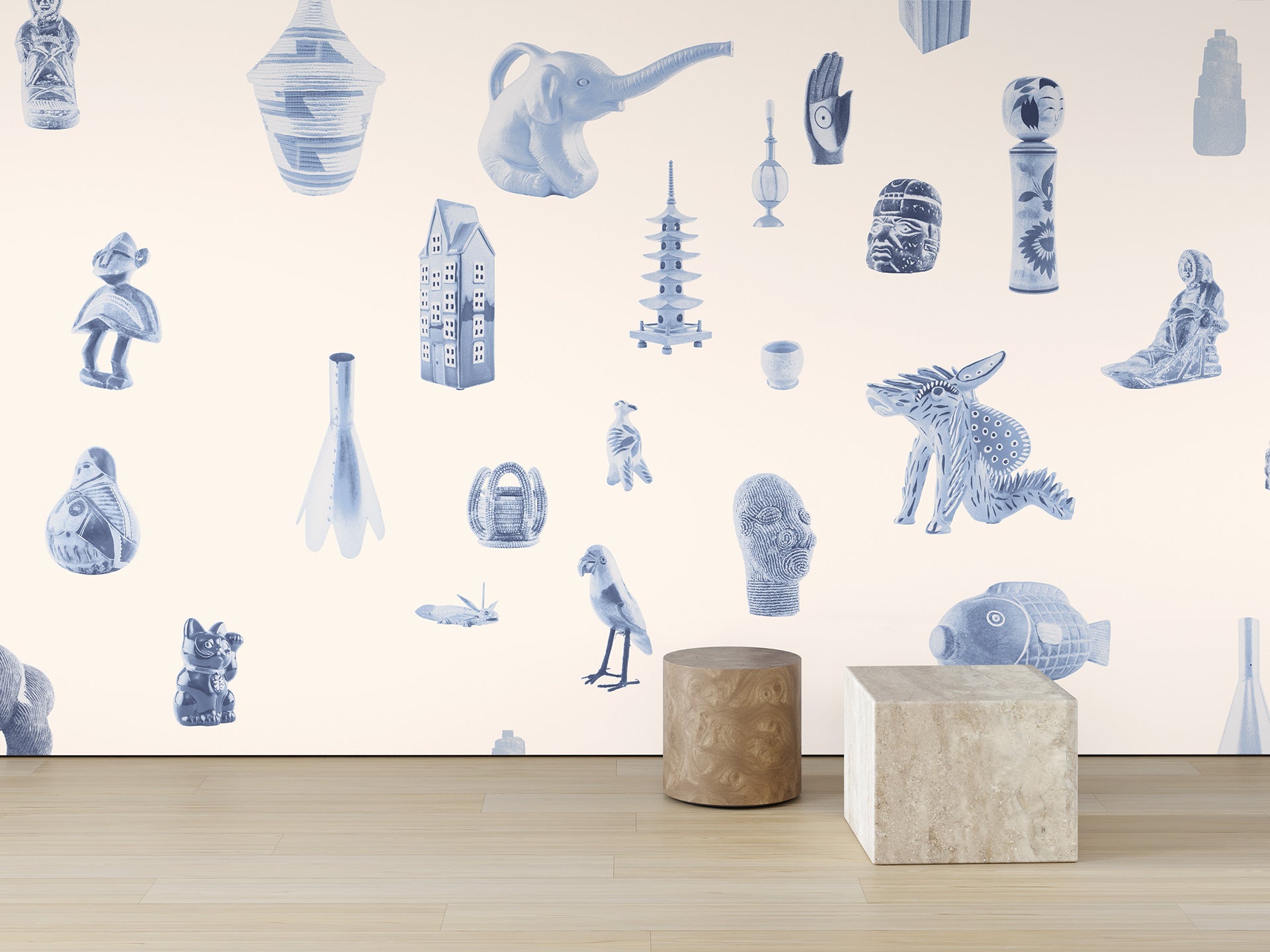 Calico Wallpaper: Particulaire in Memento installed