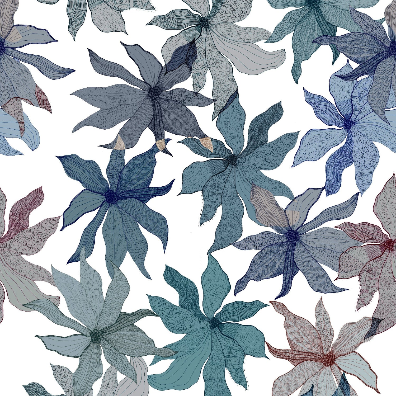 Indigo White