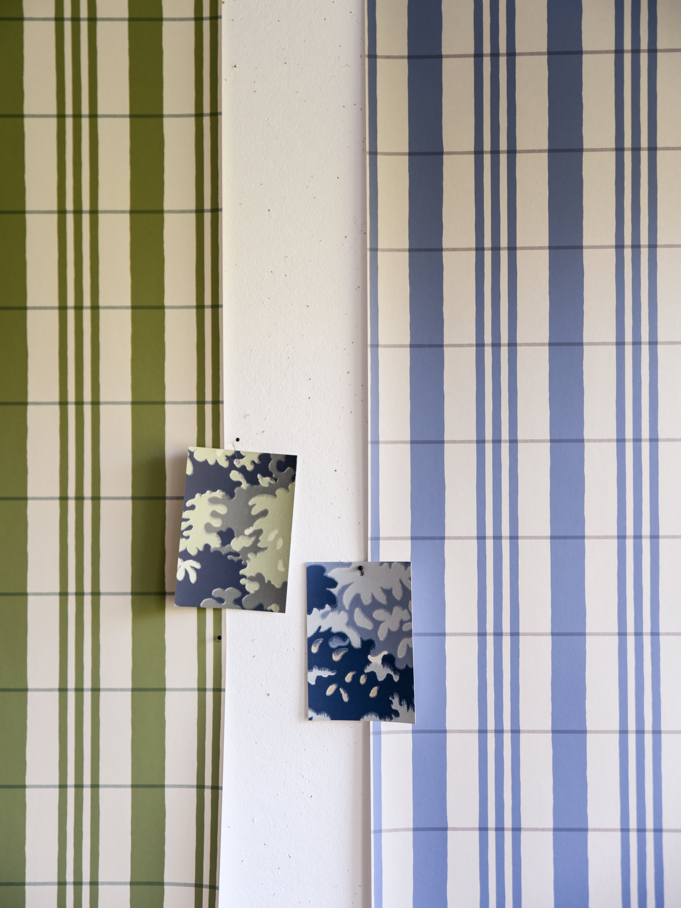 farrow and ball tented stripe wallpaper The Guards' Tent – Walnut Wallpaper