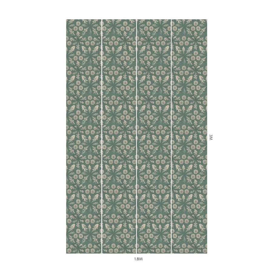 TARAXA: Euphorbia (Teal) 9'10:"height