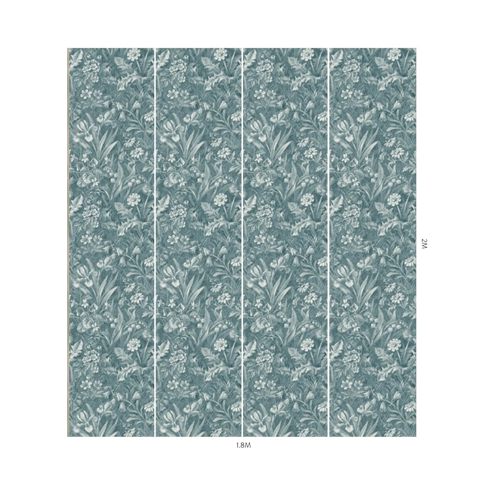 Beltrane: Euphorbia (teal) 6'6" height