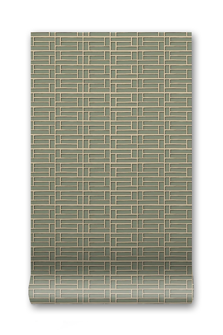 Papier: Lattice Minimal Wallpaper in Weathered