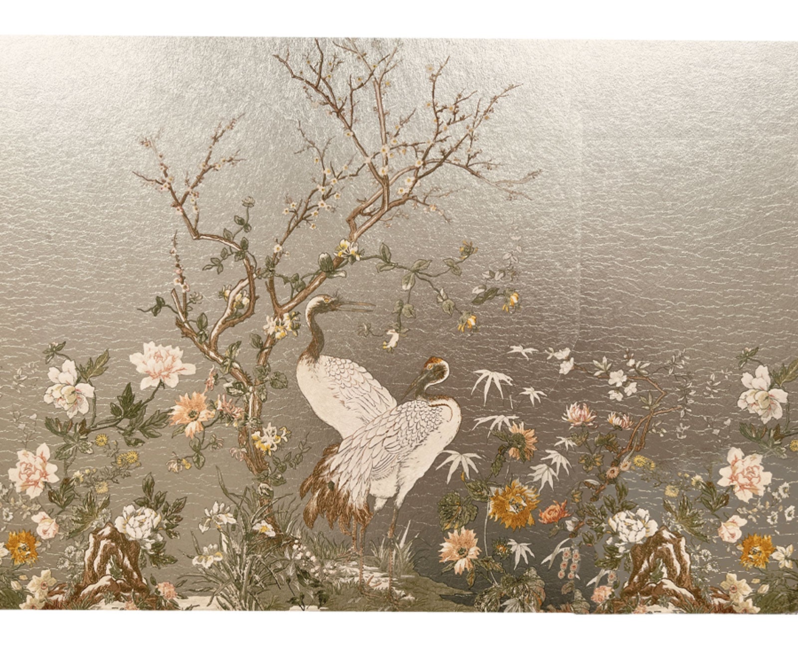 Japanese Cranes Mural