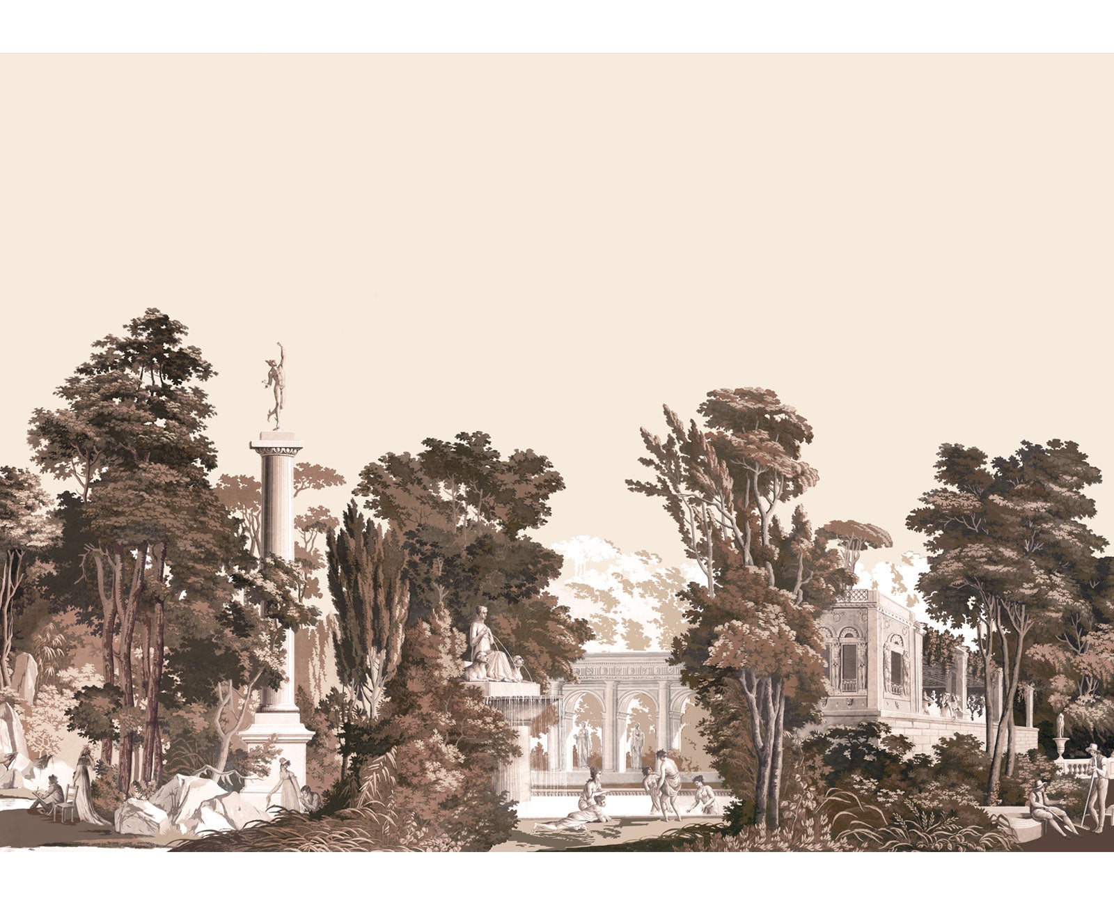 English Garden Mural