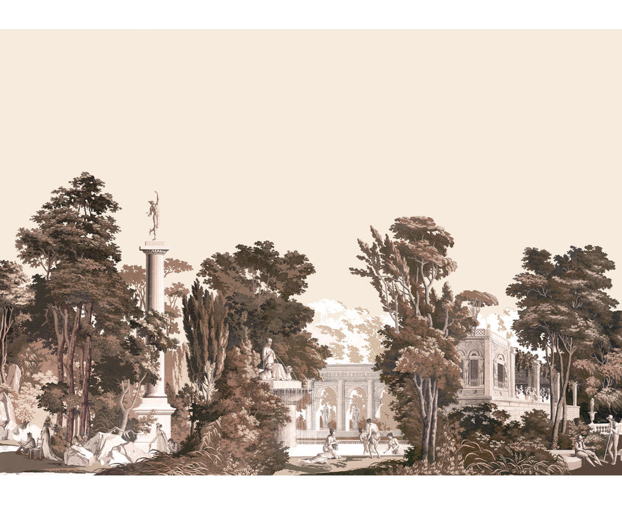 English Garden Mural