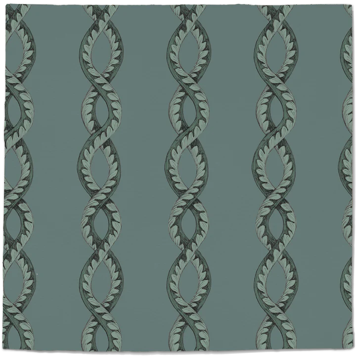Papier:  Baroque Minimal Wallpaper in Moonlight