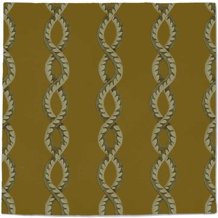 Papier: Baroque Maximal Wallpaper in Gold Flake