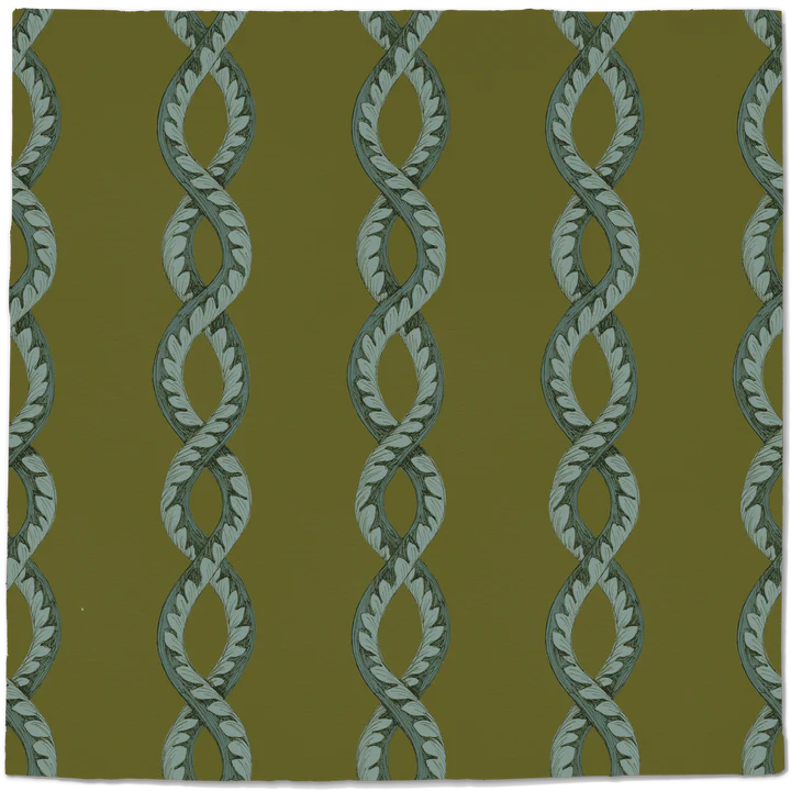Papier: Baroque Maximal Wallpaper in Terrarium