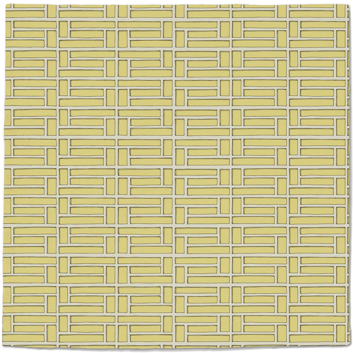 Papier: Lattice Minimal Wallpaper in Parchment