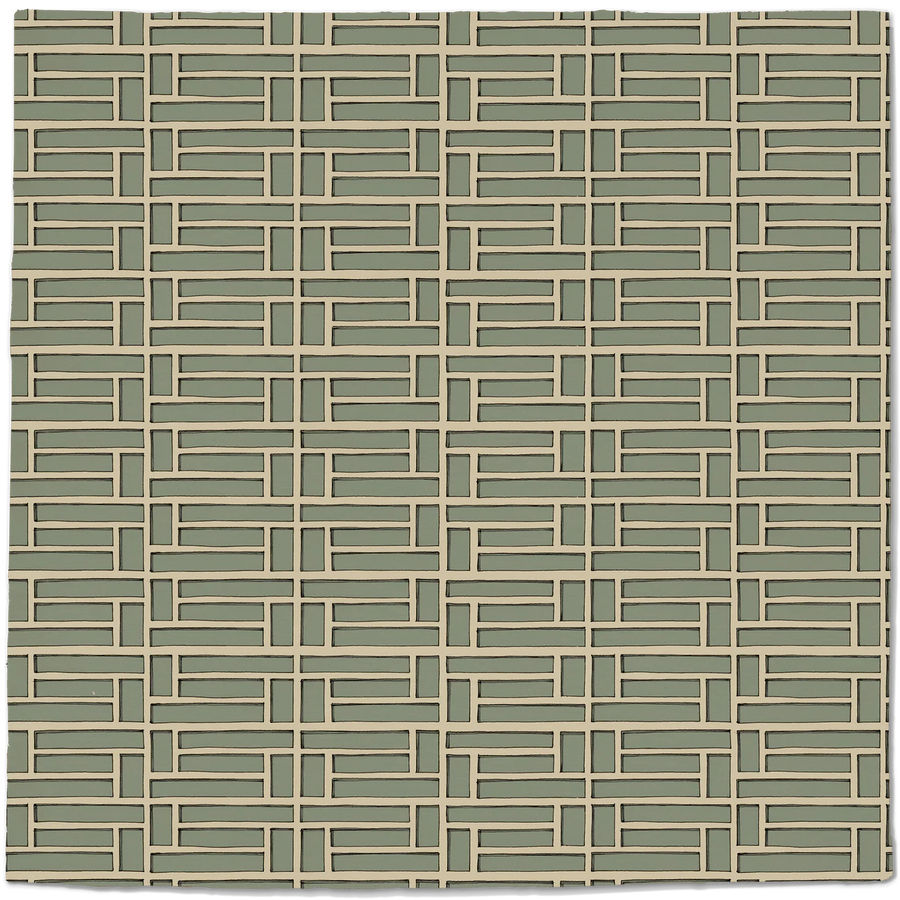 Papier: Lattice Minimal Wallpaper in Weathered