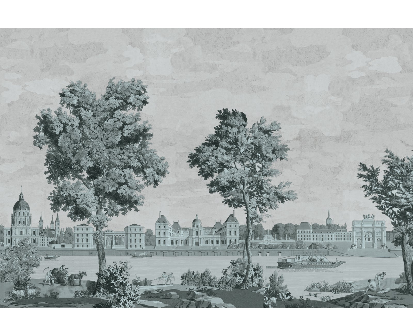 Paris Monuments Mural