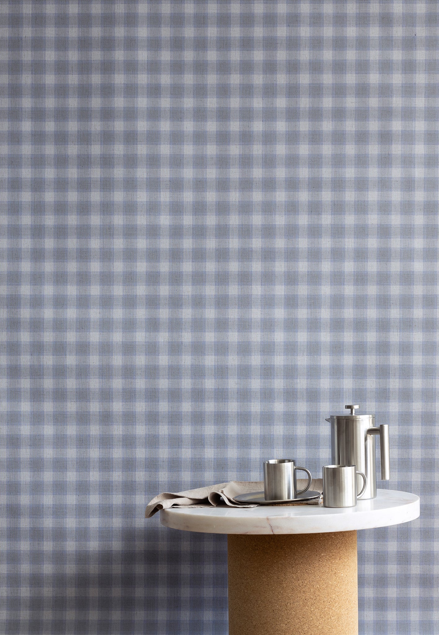 Check Plaid Linen