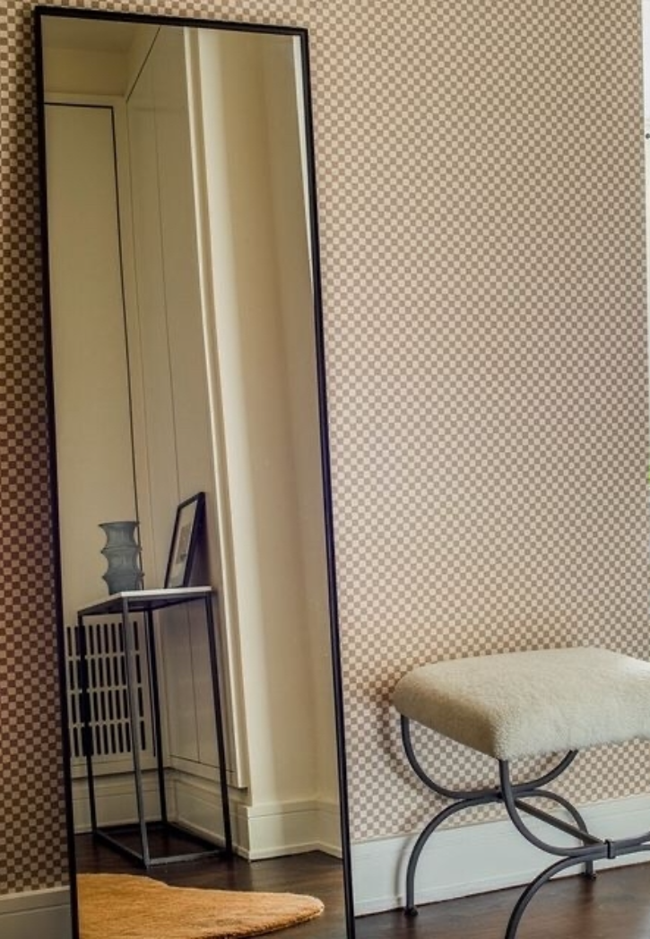 Checker in Grasscloth