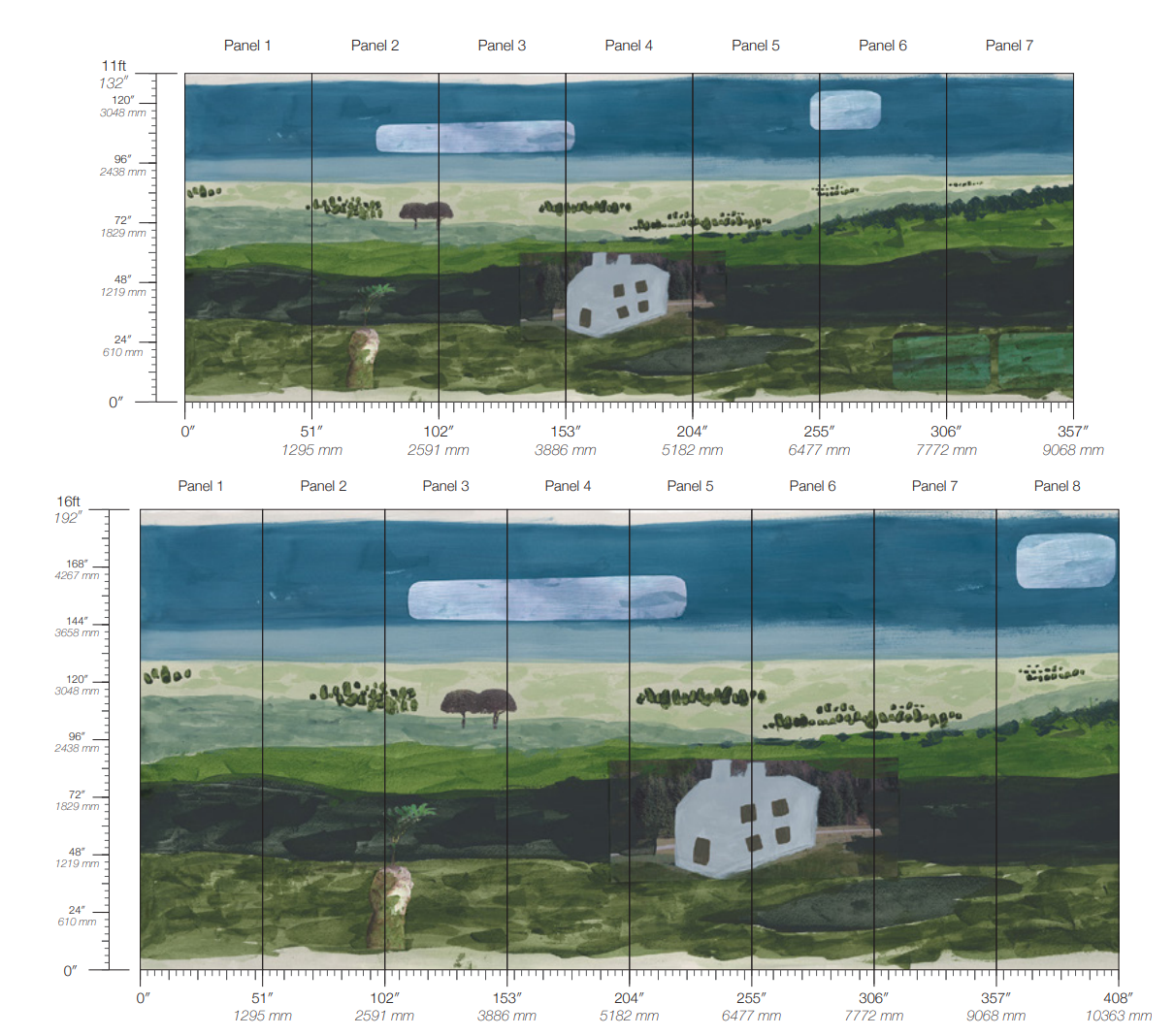 Fields of Woodland, Fields, & Moors