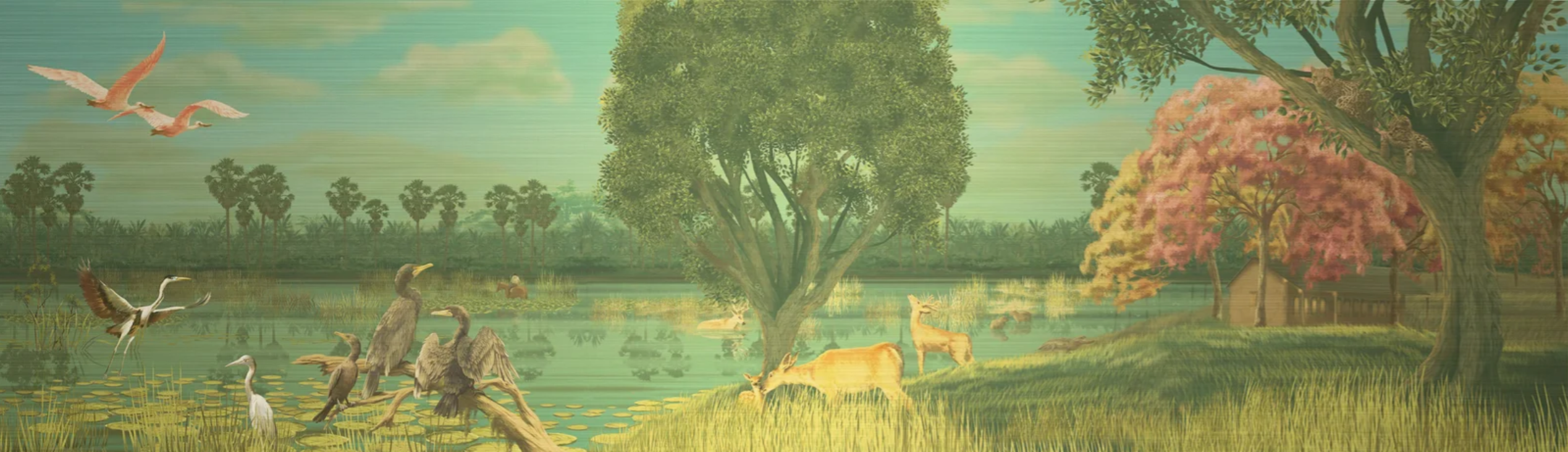Sofia-Willemoes-Ibera-Iberian-wetlands-wallpaper-metallic-gold.png
