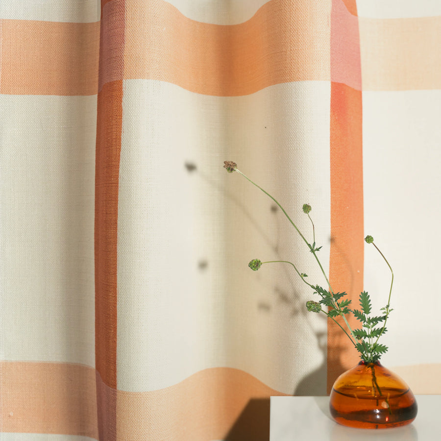 Terracotta and Salt Pink on White